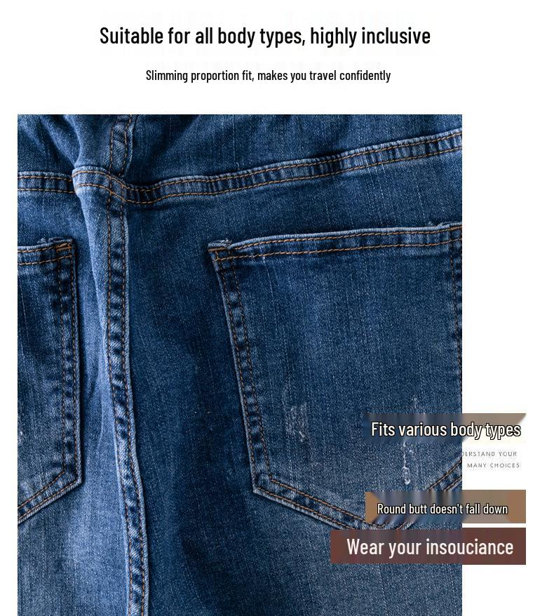 Women's Slimming High-Waist Stretch Harem Jeans