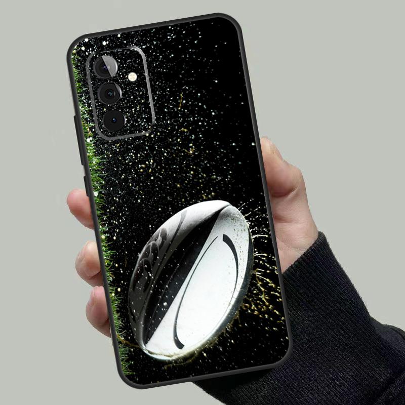 Rugby Ball Case For Samsung Galaxy A06 A16 A26 A36 A56 A53 A32 A52 A33 A13 A55 A35 A15 A14 A34 A54 A17