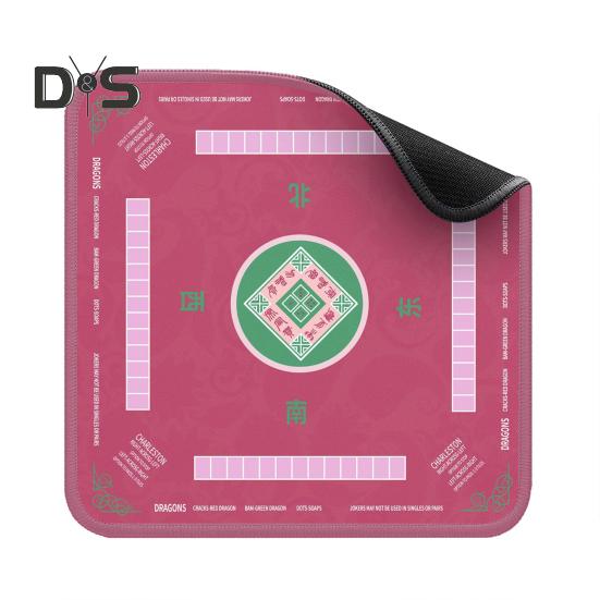 Mahjong Table Mat Poker Domino Mahjong Tile Card Board Game Anti-slip Noise Reduction Square Mah Jongg Table Cover Playmat