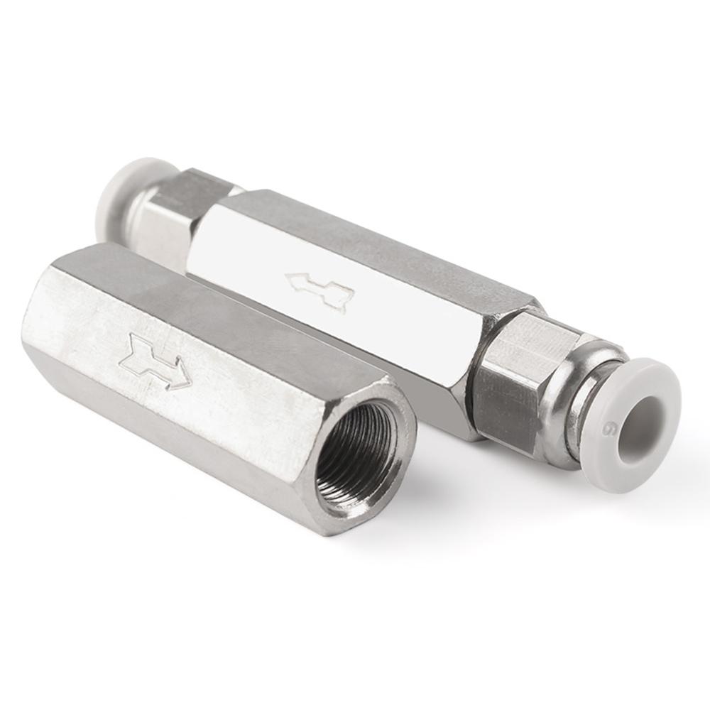 1 Pezzo Valvola di Ritegno Pneumatica Valvola di Controllo Valvola Aria 1/8 1/4 3/8 1/2 3/4BSP filettatura interna in ottone valvola di ritegno pneumatica unidirezionale
