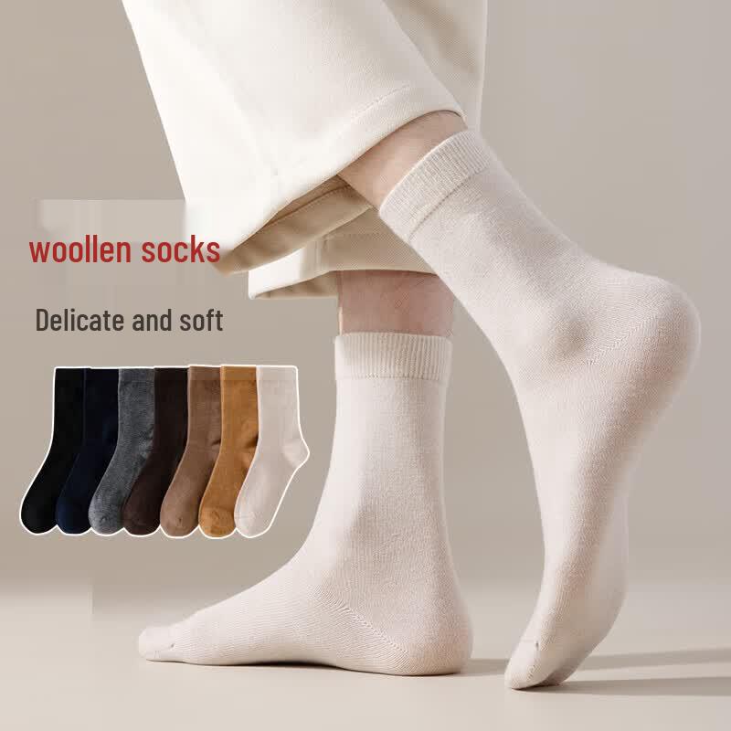 Qiansniao Men s YM2001 Casual Mid-Calf Socks