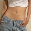 Bohemian Vortex Sun Waist Chain for Women Body Chain Layered Vintage Ethnic Style Totem Chain Belt Simple Decoration Accessories