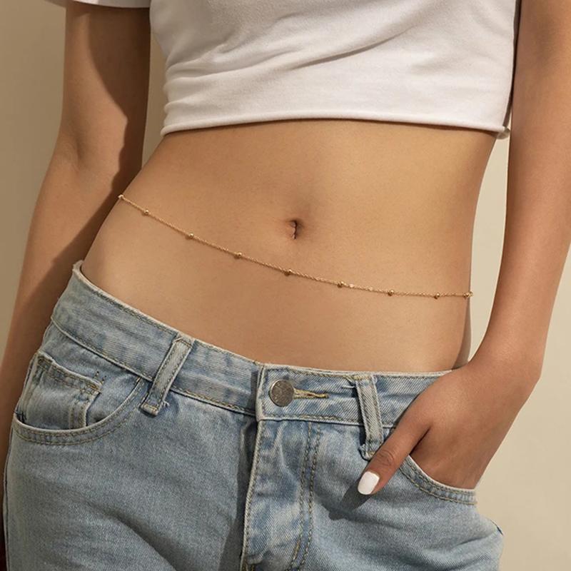 

Bohemian Vortex Sun Waist Chain for Women Body Chain Layered Vintage Ethnic Style Totem Chain Belt Simple Decoration Accessories