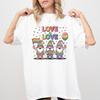 Love Is Love Gnome Shirt: LGBTQ Pride Rainbow Tee