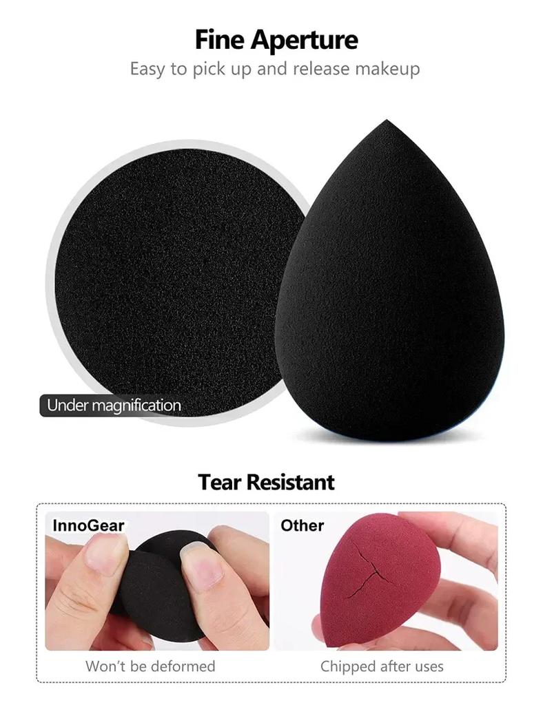 3/10 PCS Makeup Sponge Blenders Blending Sponge Wet and Dry Dual Use Foundation Applicator Cosmetic Sponges Makeup Tools
