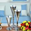 Fashion Iron Flower Vase Golden Exquisite Flower Stand European Metal Vases Hotel