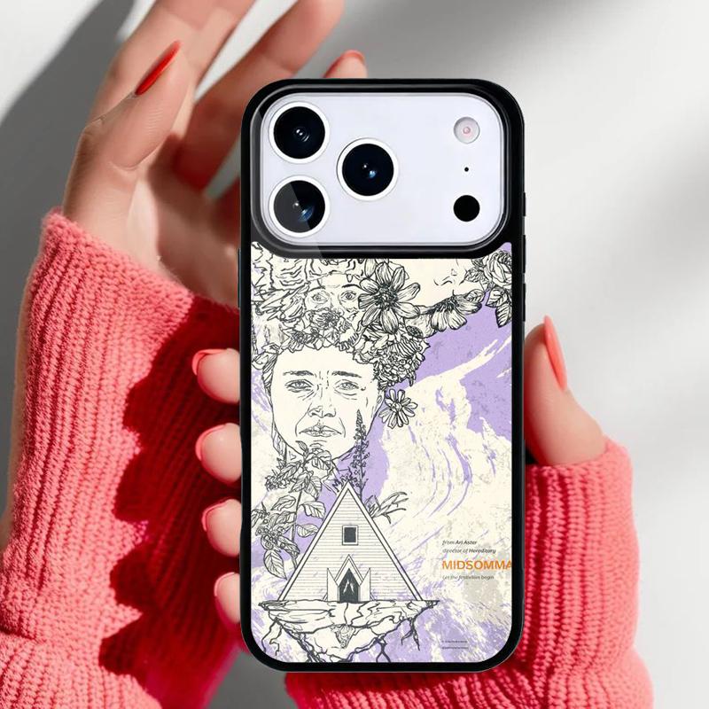 Midsommar Mai-Königin Handyhülle für iPhone 17 Air 16e 15 14 13 Pro Max Rückabdeckung für 12 11 Pro Coque