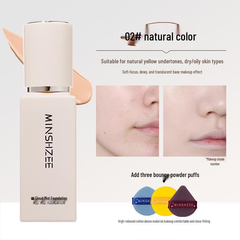 Mingxi Zhi Long-lasting Lightweight Foundation & Concealer for Dry and Oily Skin