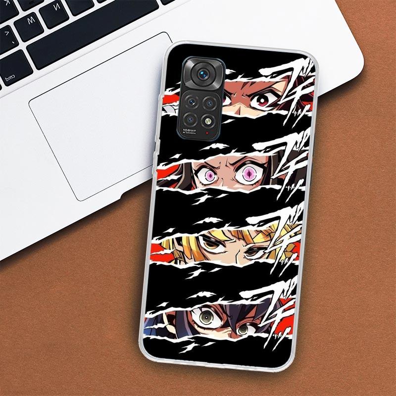 Anime Comic Manga Eyes Phone Case For Xiaomi Redmi Note 13 12 12S 11 11S 10 10S 9 9S 11T 11E Pro Plus 8 8T 7 + Coque Cover