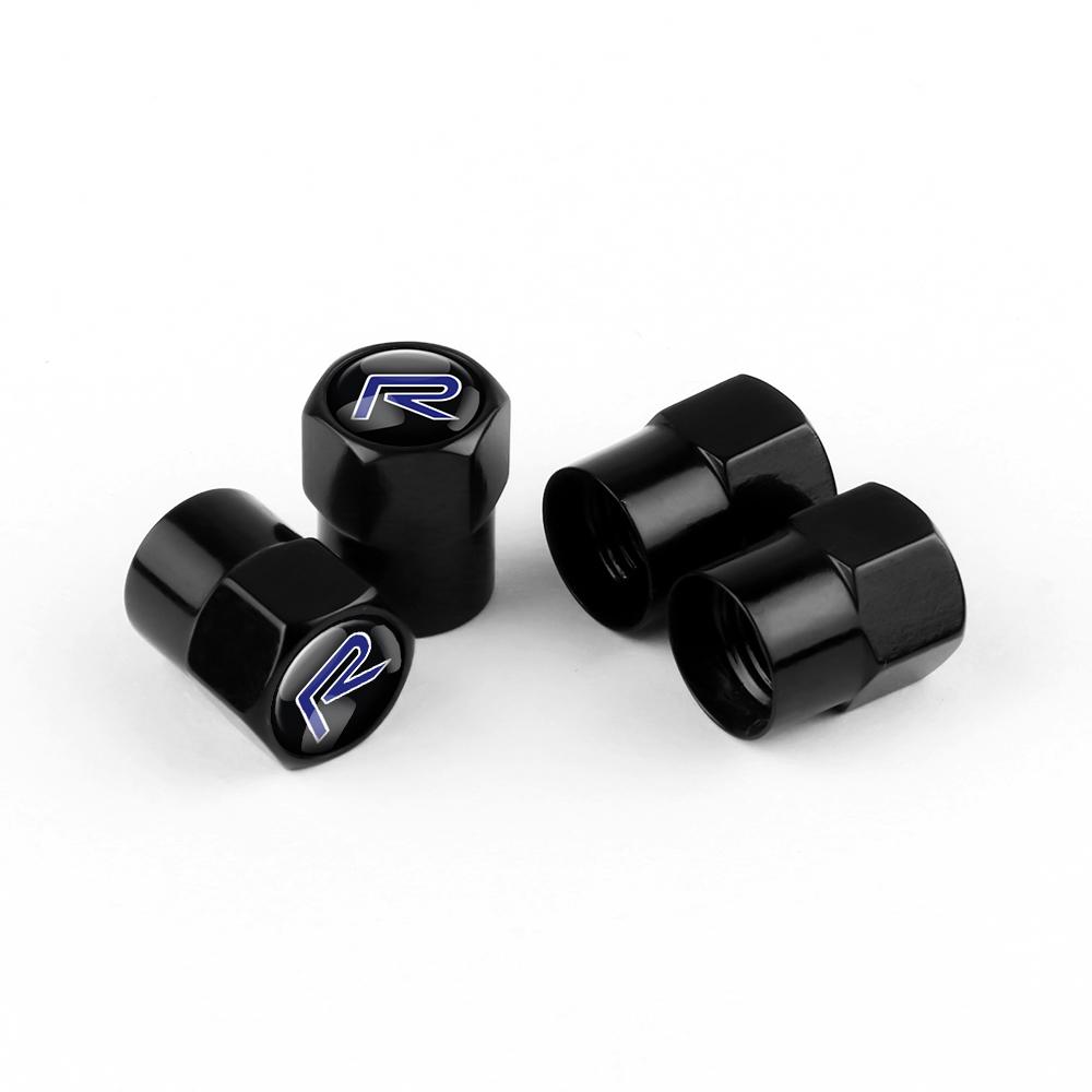 4Pcs 3D Aluminum Alloy Car Wheel Tire Air Valve Dust Caps Rim Accessories For volvo Rdesign XC60 XC90 V40 V50 V60 V70 V90 xc70