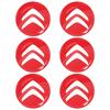2/4/6PCS Car Door Keyhole Sticker Lock Protection Dustproof For Citroen C1 C2 C3 C4 C5 C6 C8 C4L DS3 DS4 DS5LS DS6 Accessories akr256