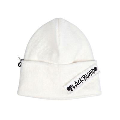 BLACKBLOND BBD Side Patch Lange Mütze (Weiß)