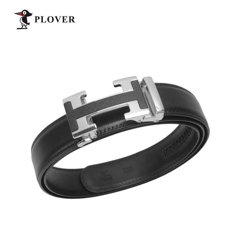 Plover Men's H-Buckle Leather Belt