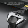 6 Inch Stainless Steel Adjustable Wrench Universal Spanner for Bathroom Plumbing Repair Large Opening Tool Household