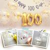 Regalo Star Confetti Balloons (12 Pieces) Birthday Decoration Balloons Glitter Clear Stars (Silver)