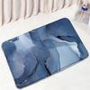 Black Marble Shower Curtain Set White Lines Cracked Pattern Modern Geometric Bathroom Decor Non-Slip Rug Bath Mats Toilet Cover