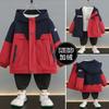 Boys Reversible Double Sided Fleece Lined Casual Outdoor Windbreaker Jacket