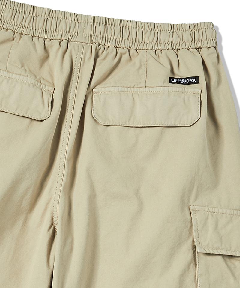 LIFEWORK Garment Cargo Half Pants