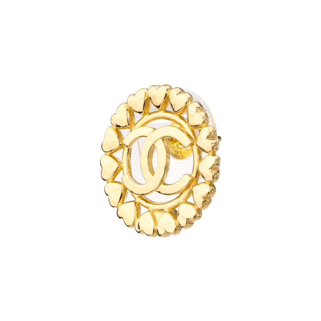 CHANEL Metal Stud Earrings Women's AB2468-B010203-NK657