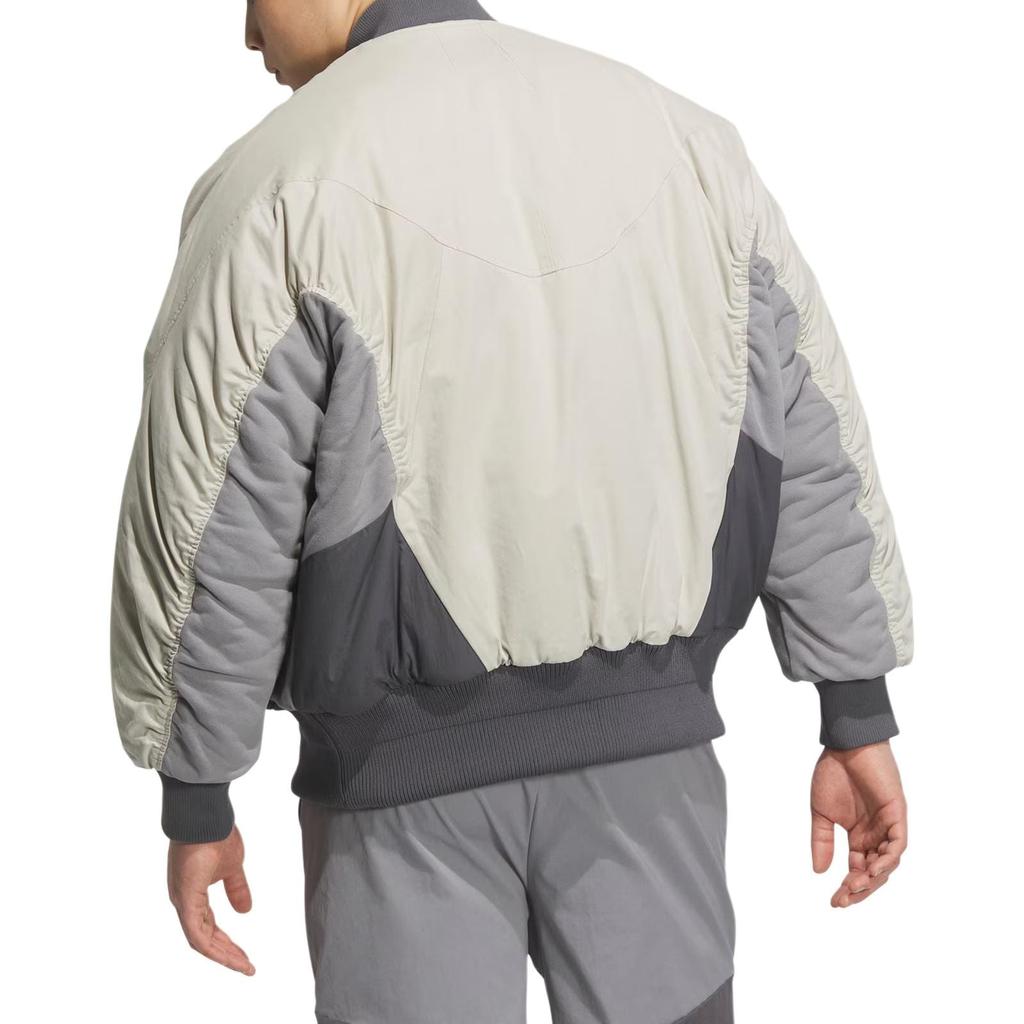 Adidas Puffer Jacket Men's Light Sesame Earth Gray JM6168