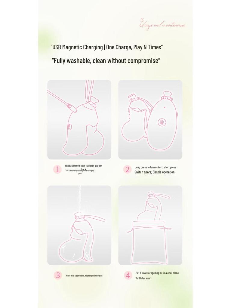 Fang Qu Bai Jiao Jiao Women's Clitoral Stimulator Vibrator