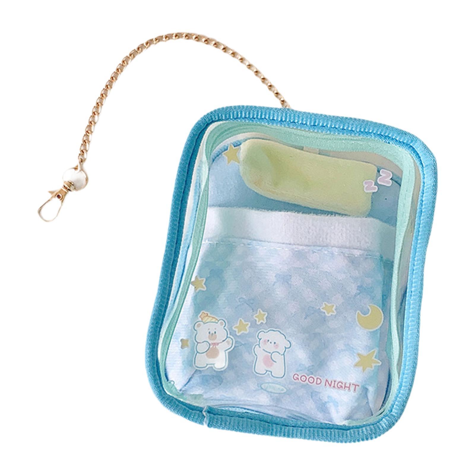 

Multipurpose Doll Carrying Bag Doll Storage Bag for Collectibles Lipstick синий