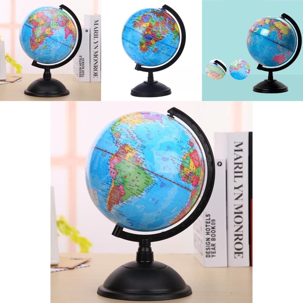 Hochauflösender PVC-Globus für Schüler 14,16 cm Zweisprachig Englisch und Chinesisch Bildungsmodell