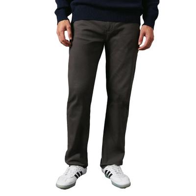 Mens Twill Stretch Straight Leg Jeans