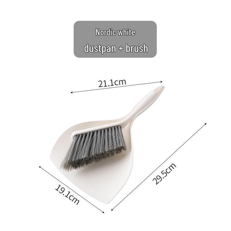 Car Cleaning and Dust Removal Brush Set for Sofa, Keyboard, and Desktop with Broom and Dustpan.