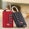 Anti-theft 4 Digit Combination Lock TSA Cabinet Padlock Suitcase Luggage Coded Lock  for Travel