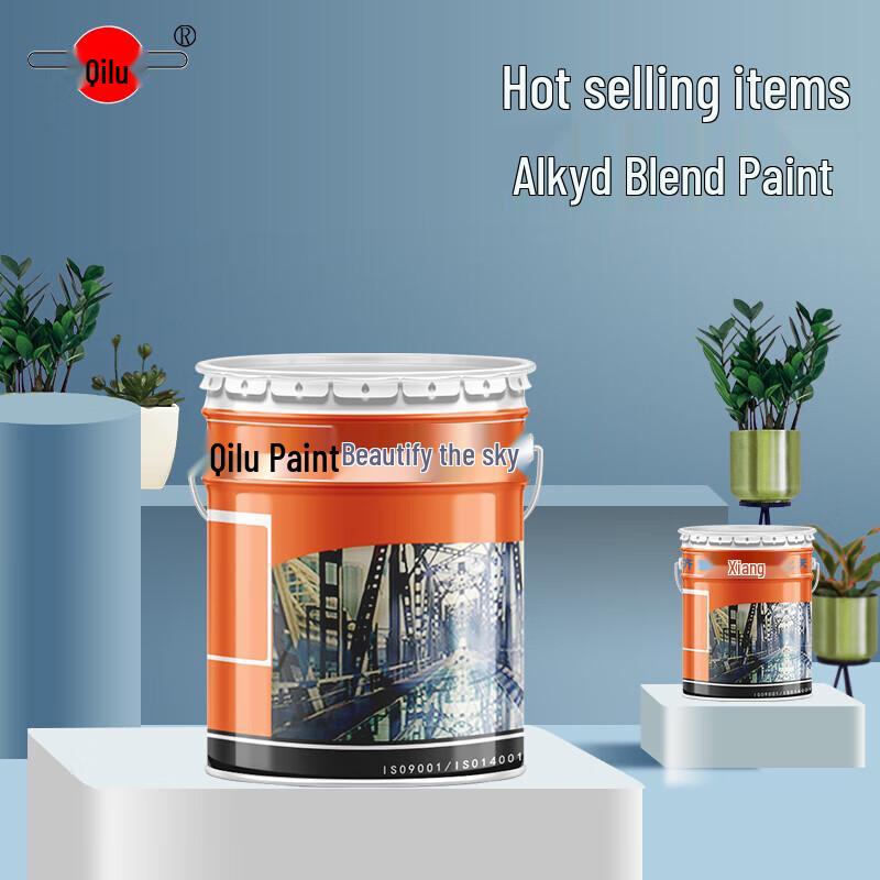 Qilu Black Alkyd Anti-rust Metal Topcoat