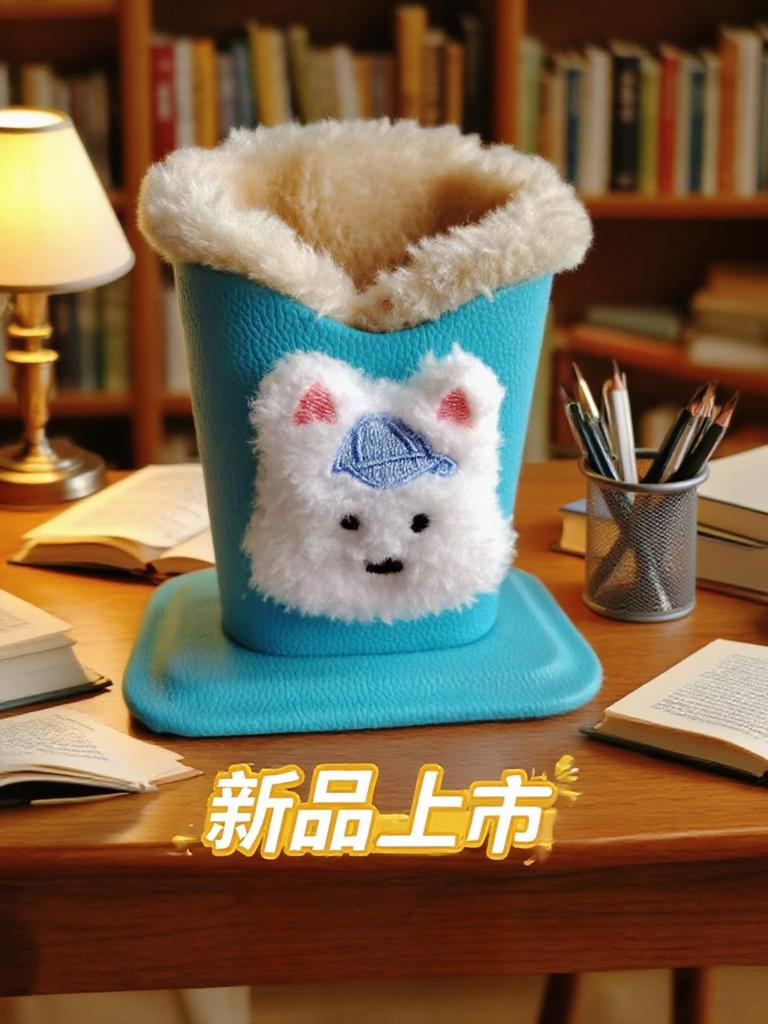 - Pluche Brillenhouder Schattige Cartoon Brillen Pen Desktop Opberg Brillen Opbergrek