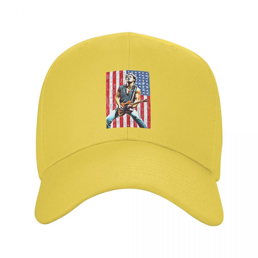 Bruce Springsteen The Legend Guitaris America Baseball Caps Snapback Men Women Hats Outdoor Cap Hip Hop Baseball Hat Casquette