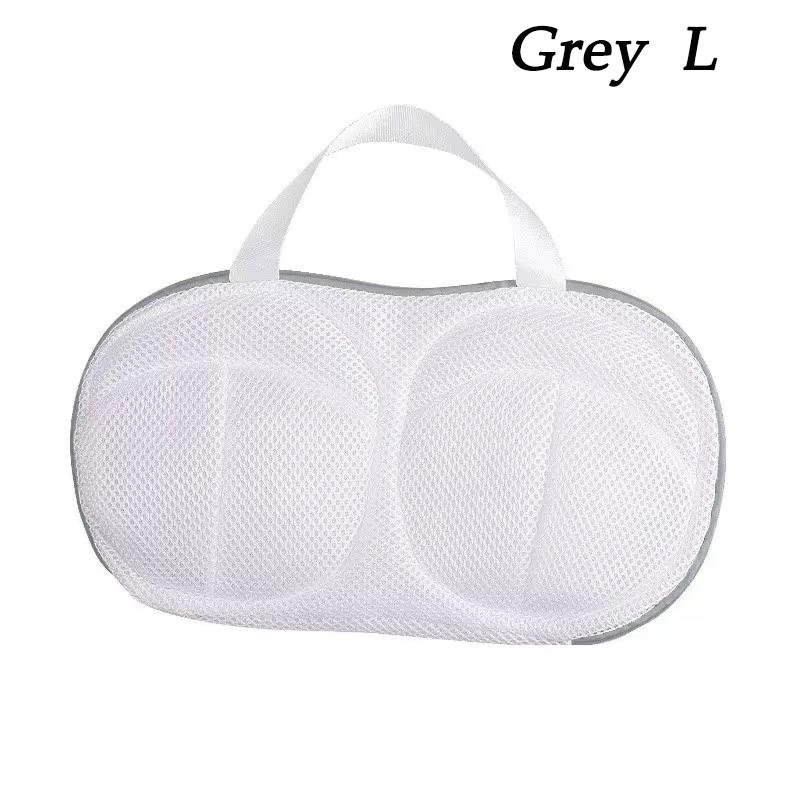 1/2pcs Home Use Bra Washing Bag Prevents Deformation Zippered Foldable Special Cleaning Bag Thickened Coarse Mesh Underwear Pock