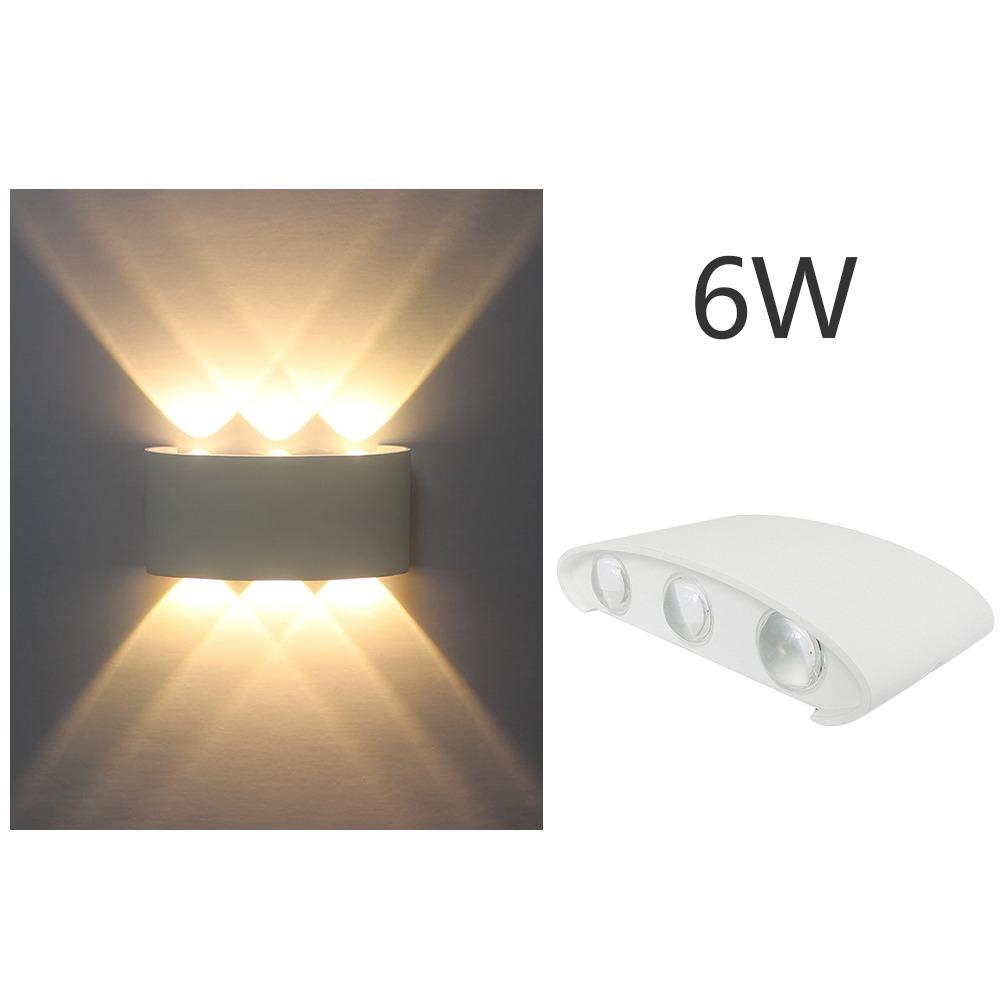 IP65 Waterproof Wall Sconce Lights 6W Wall Lamp Modern Up Down Wall Lights Bedroom