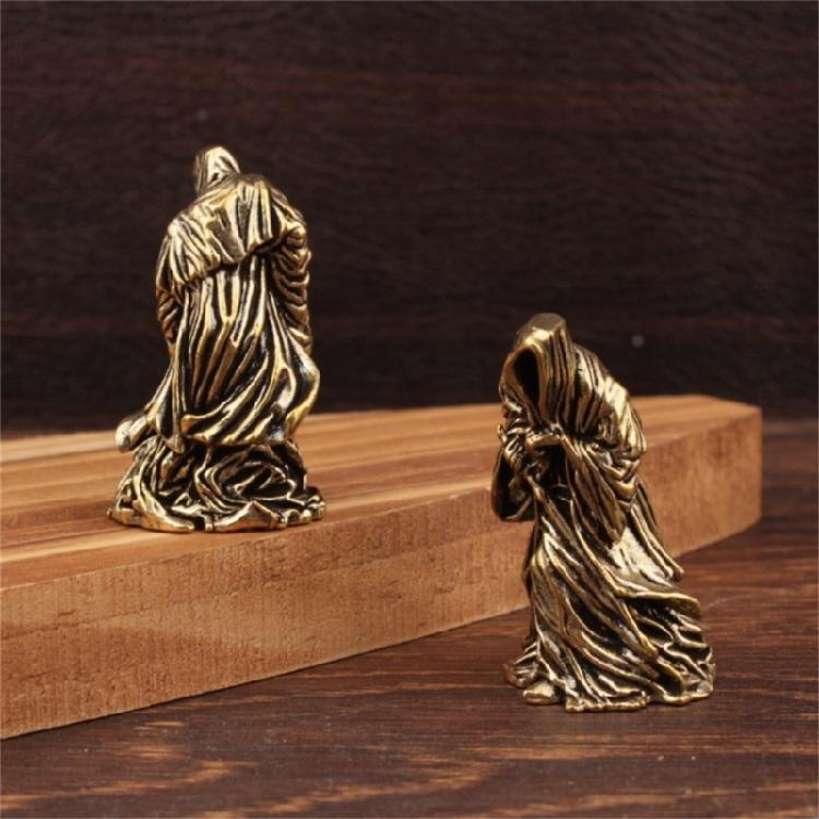 Dark Fighter Bronze Statue Complex Hide Plan Study Desk Decoration Mysterious Home Deck Gift