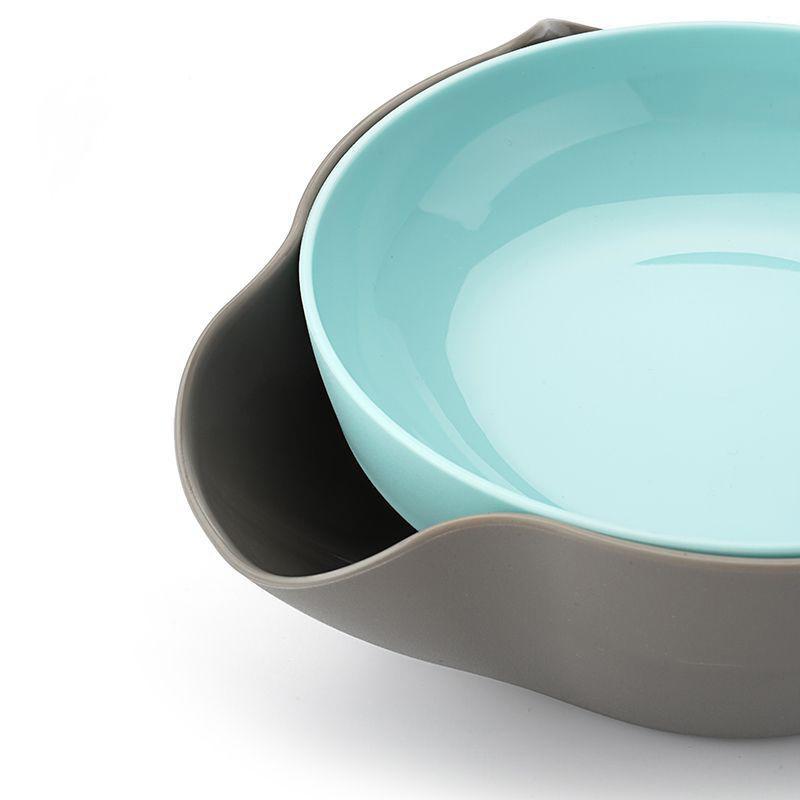 Snack Bowls Double Layer Popcorn Bowl With Storage Pistachios Bowl With Storage Round Snacks Dish For Nuts Fruits Candy Snacks