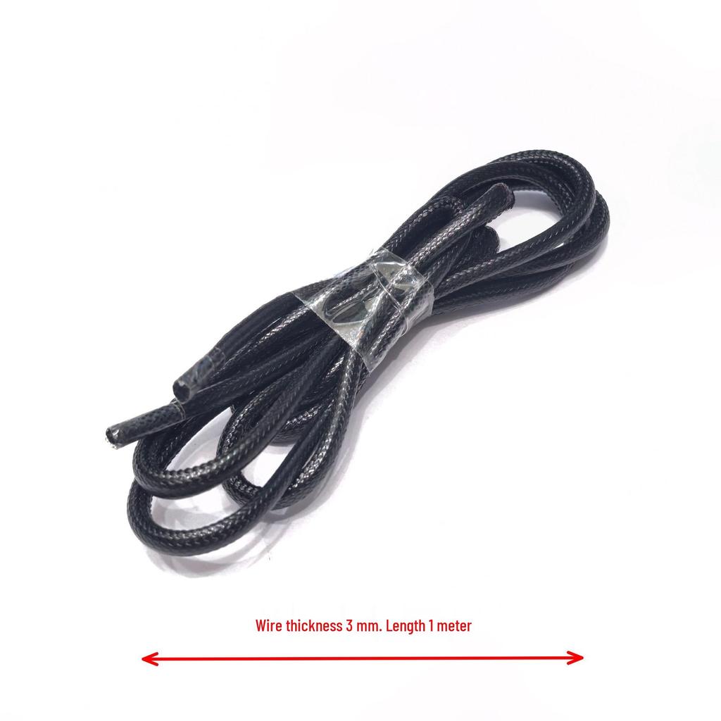 Bolo Necklace Four-Strand Leather and Waxed Woven Cord Bag Strap