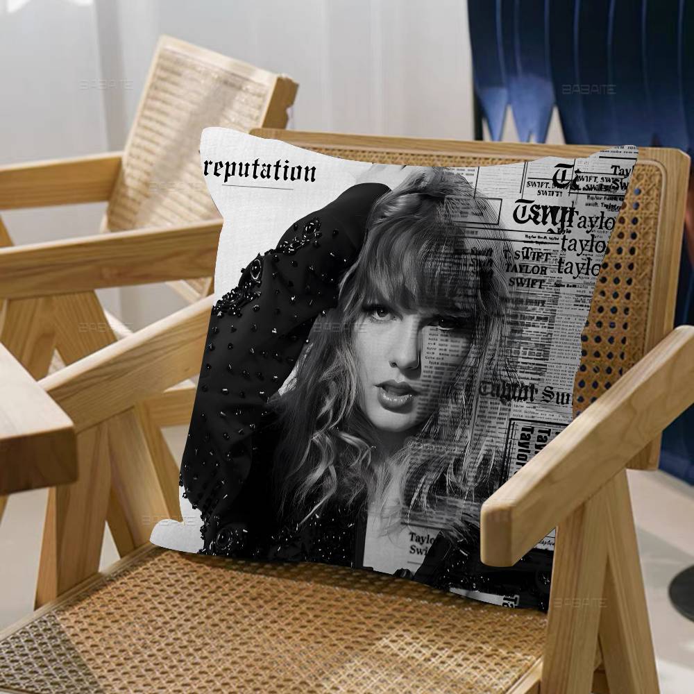 Cuscino Decorativo Classico Singer T-Taylor S-Swift Federa Federe Divano Soggiorno Arredamento Casa Personalizzato
