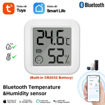 Tuya Mini Thermometer Hygrometer Temperature Humidity Sensor APP Remote Control for Smart Home Bluetooth-compatible Smart Life