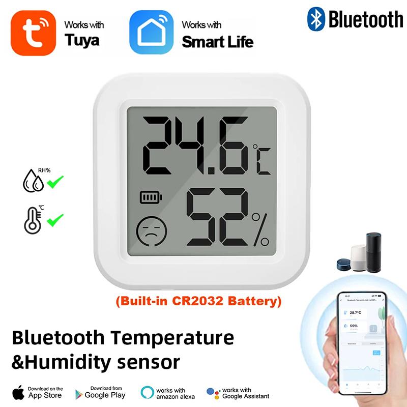Tuya Mini Thermometer Hygrometer Temperature Humidity Sensor APP Remote Control for Smart Home Bluetooth-compatible Smart Life