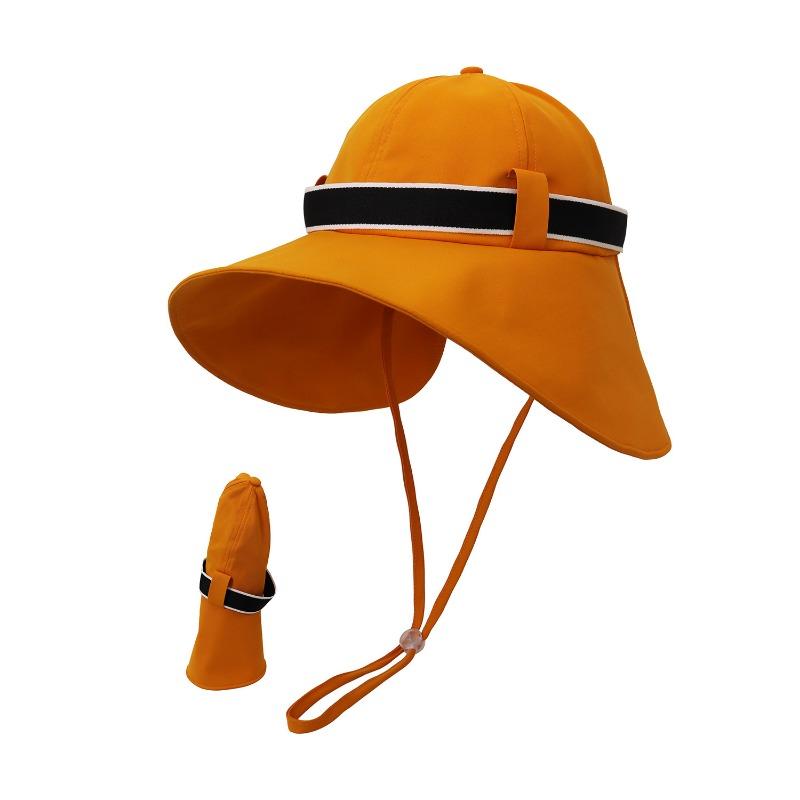 New Sunscreen Cool Bucket Hat Women's Summer UV Protection Big Brim Show Face Small Splash-proof Outdoor