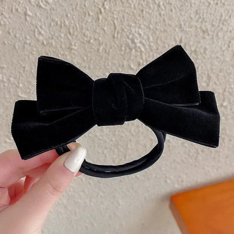 New Magic Velvet Bow Clip Hairstyle Twist Elegant French Bun Curler Braider Maker Tools Dount Twist Fashion Hair Accessories