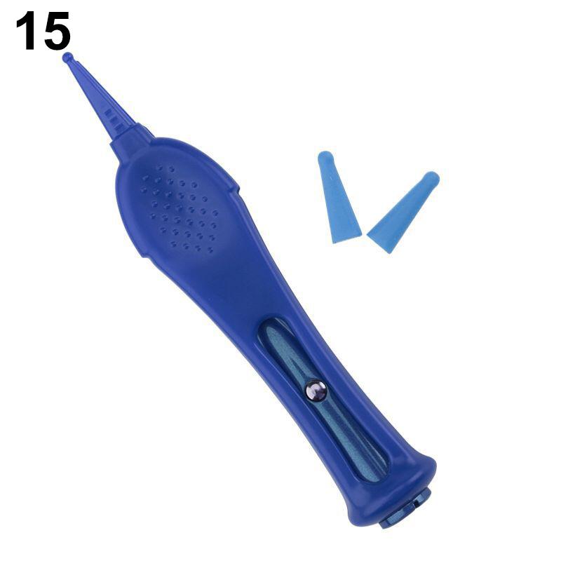 Baby Ohrreiniger Pinzette Weiche Ohrstäbchen LED Taschenlampe Ohrenschmalz Curette Picker Ohrreinigungswerkzeug Ohrenschmalz Ausgraben Entfernen Ohrstöpsel Set