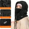 Warm Thermal Windproof Balaclava Ski Hood Motorcycle Face Cover Polar Fleece Adjustable Cycling Neck Cover Full Face Mask Winter