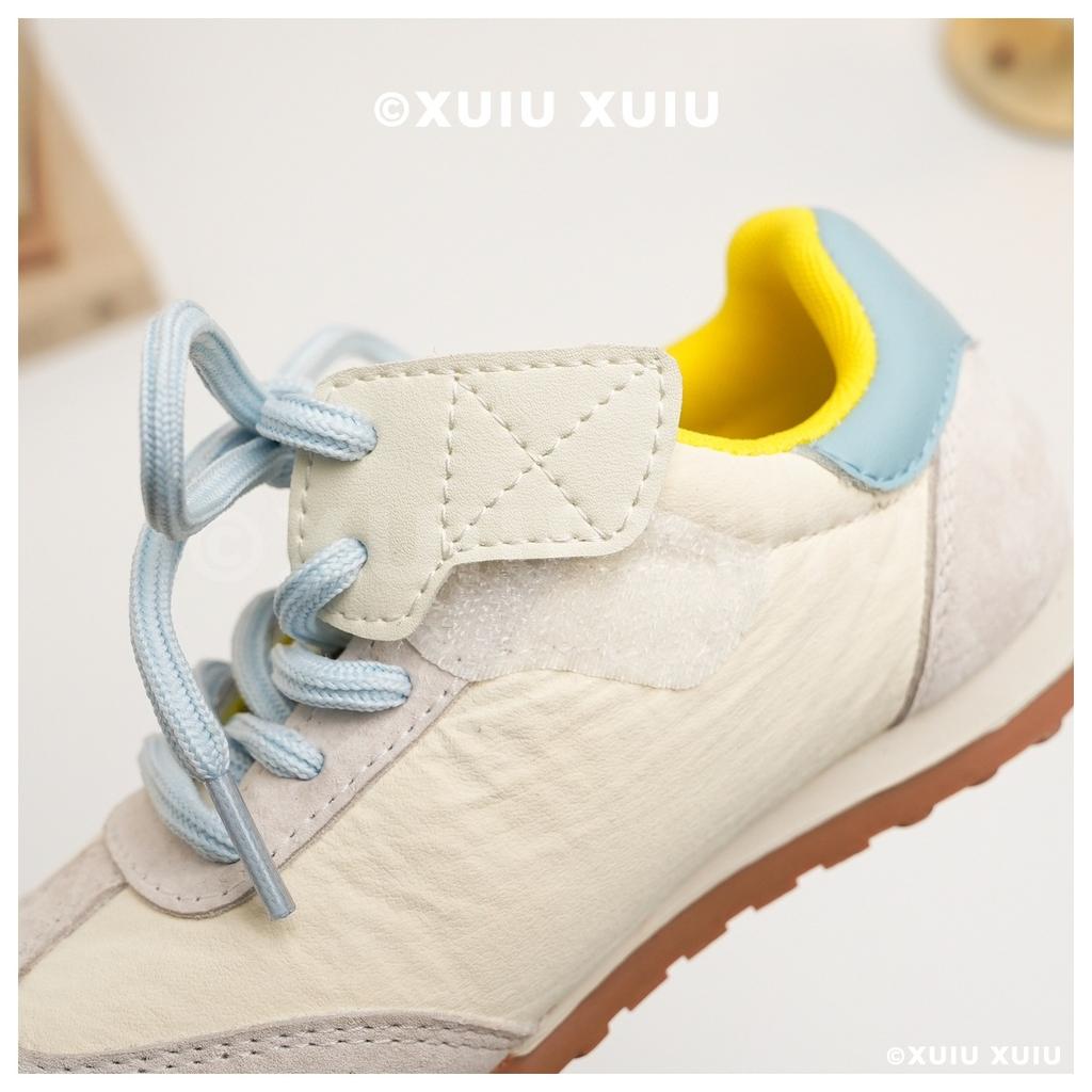 XSHX "Ghost's Dopamine" Oil Painting Pleated Children's Functional Forrest Gump Shoes Spring and Autumn Boys and Girls [Wenzhou Shoes]