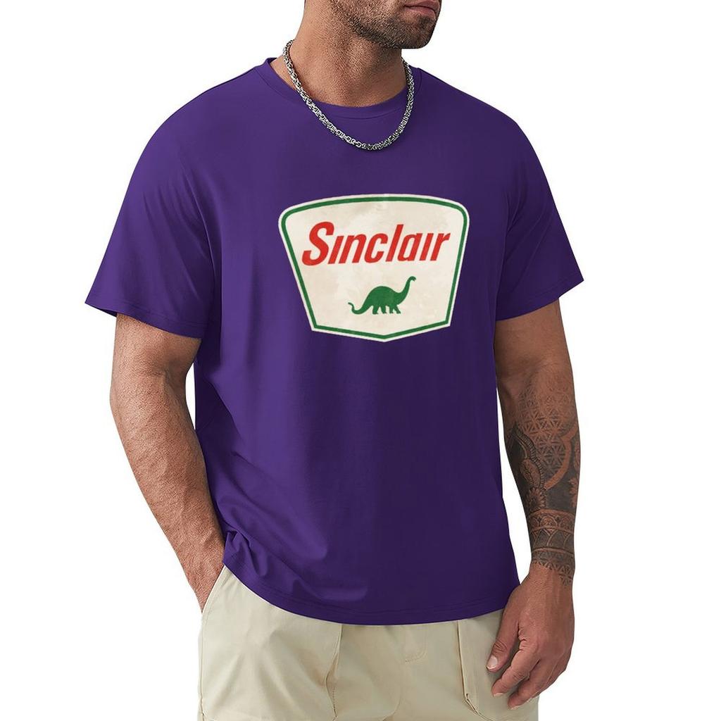 Sinclair Oil Vintage Logo T-Shirt Graphic Shirts Plus Size Tops Essential T Shirt Anime T Shirts Men's T-shirts