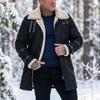 Men's Vintage Overcoat, Outdoor Jacket, Casual Winter Coat for Fall and Winter