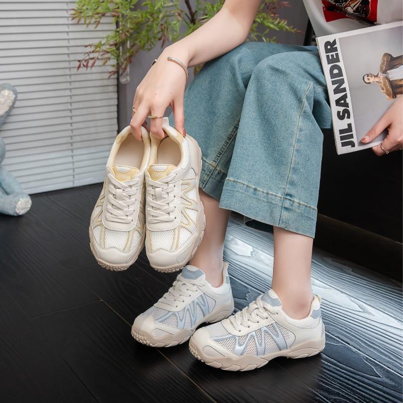 Mesh breathable dad shoes women show small feet summer new shoes thick-soled soft-soled explosive casual shoes