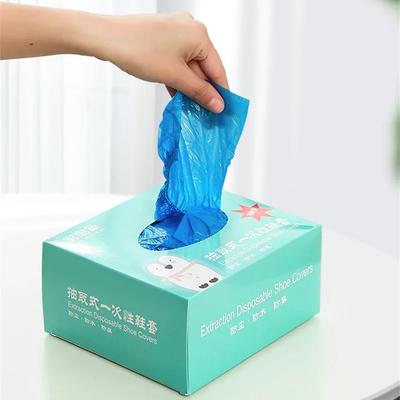 Couvre-chaussures jetables en plastique Nettoyage Surchaussures Extérieur Jour de pluie Nettoyage de tapis Couvre-chaussures Imperméables
